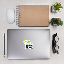 Load image into Gallery viewer, CO2 Keeps. Us. Alive. Bubble-free stickers

