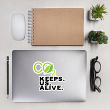 Load image into Gallery viewer, CO2 Keeps. Us. Alive. Bubble-free stickers
