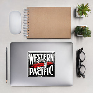 Western Pacific Railroad Bubble-free stickers