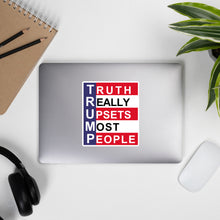 Load image into Gallery viewer, TRUMP Truth Really Upsets Most People Bubble-free stickers
