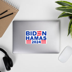 BIDEN HAMAS 2024 Bubble-free stickers