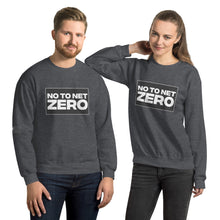 Load image into Gallery viewer, No To Net Zero Men&#39;s Sweatshirt
