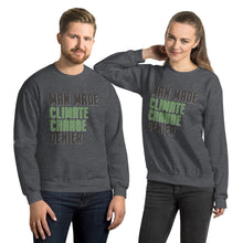 Load image into Gallery viewer, Man Made Climate Change Denier Men&#39;s Sweatshirt
