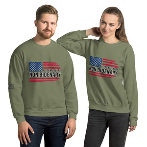 I Identify as Non-Bidenary Men's Sweatshirt