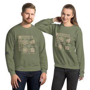 Climate Change Four Seasons Men's Sweatshirt