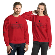 Load image into Gallery viewer, Come And Take It Razor Wire Men&#39;s Sweatshirt

