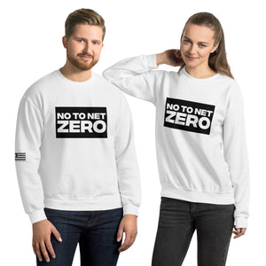 No To Net Zero Men's Sweatshirt