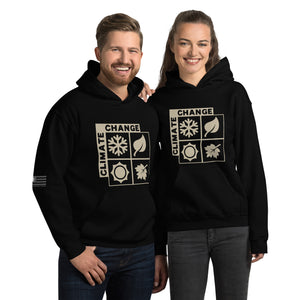 Climate Change Four Seasons Men's Hoodie