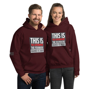 This Is The Government That The Founders Warned Us About Women's Hoodie
