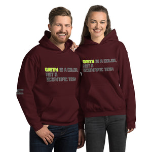 Green is a Color, Not a Scientific Term Women's Hoodie
