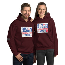 Load image into Gallery viewer, BIDEN HARRIS 2024 Illegals First Men&#39;s Hoodie
