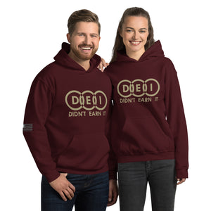 DEI Didn't Earn It Men's Hoodie