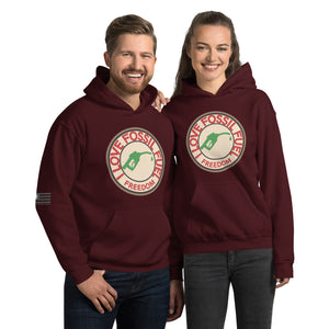 I Love Fossil Fuels Men's Hoodie