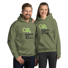 Load image into Gallery viewer, CO2 Keeps. Us. Alive. Women&#39;s Hoodie
