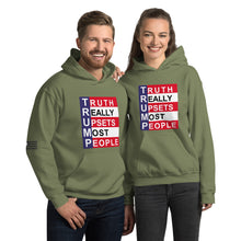 Load image into Gallery viewer, TRUMP Truth Really Upsets Most People Women&#39;s Hoodie
