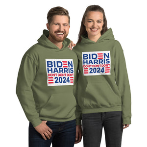 Biden Harris 2024 Don't Don't Don't Men's Hoodie