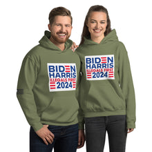 Load image into Gallery viewer, BIDEN HARRIS 2024 Illegals First Women&#39;s Hoodie
