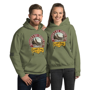 Denver and Rio Grande Railroad Scenic Route Men's Hoodie