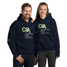 Load image into Gallery viewer, CO2 Keeps. Us. Alive. Women&#39;s Hoodie
