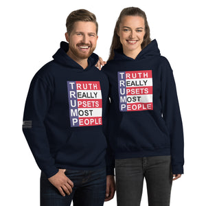 TRUMP Truth Really Upsets Most People Men's Hoodie