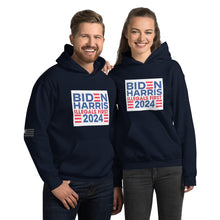 Load image into Gallery viewer, BIDEN HARRIS 2024 Illegals First Men&#39;s Hoodie
