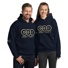 Load image into Gallery viewer, DEI Didn&#39;t Earn It Men&#39;s Hoodie
