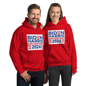 Biden Harris 2024 Don't Don't Don't Men's Hoodie