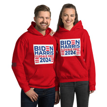 Load image into Gallery viewer, BIDEN HARRIS 2024 Illegals First Women&#39;s Hoodie
