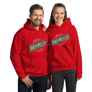 North Western Chicago Line Men's Hoodie