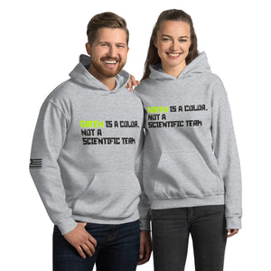 Green is a Color, Not a Scientific Term Men's Hoodie