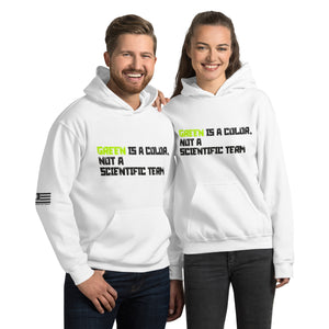 Green is a Color, Not a Scientific Term Men's Hoodie