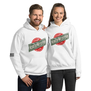 North Western Chicago Line Women's Hoodie