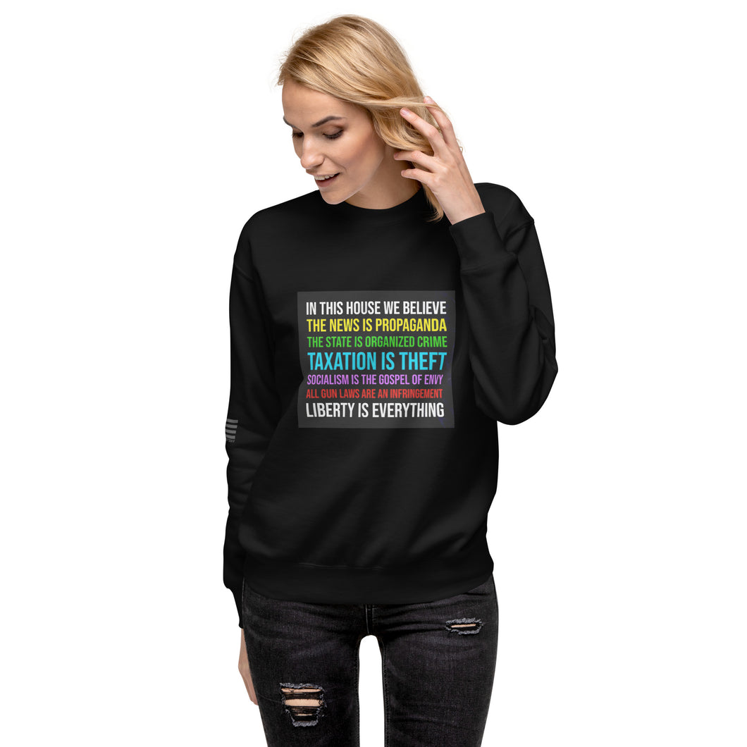 In This House Women's Sweatshirt