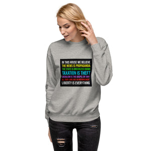 In This House Women's Sweatshirt