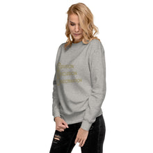 Load image into Gallery viewer, DEI Division Exclusion Indoctrination Women&#39;s Sweatshirt
