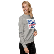 Load image into Gallery viewer, BIDEN HARRIS 2024 Illegals First Women&#39;s Sweatshirt
