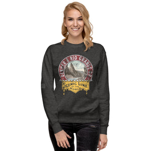 Denver and Rio Grande Railroad Scenic Route Women's Sweatshirt