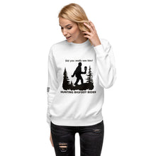 Load image into Gallery viewer, Bigfoot Biden Women&#39;s Sweatshirt
