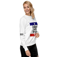 Load image into Gallery viewer, I Stand With Texas Women&#39;s Sweatshirt
