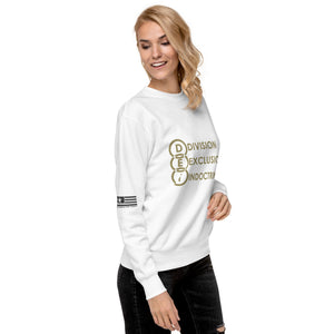 DEI Division Exclusion Indoctrination Women's Sweatshirt