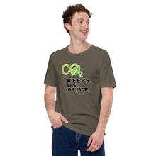 Load image into Gallery viewer, CO2 Keeps. Us. Alive Men&#39;s T-shirt
