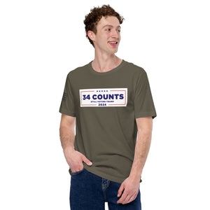 43 Counts Still Voting for Trump 2024 Men's t-shirt