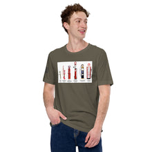 Load image into Gallery viewer, History of Gas Pumps Men&#39;s t-shirt
