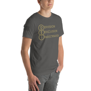 DEI Division Exclusion Indoctrination Men's t-shirt