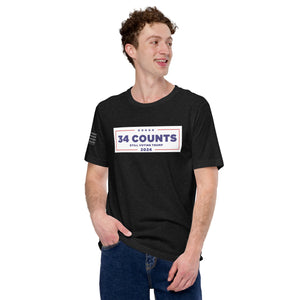 43 Counts Still Voting for Trump 2024 Men's t-shirt