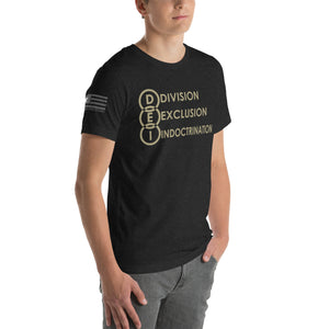 DEI Division Exclusion Indoctrination Men's t-shirt