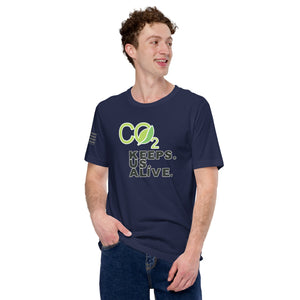 CO2 Keeps. Us. Alive Men's T-shirt