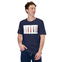 Load image into Gallery viewer, History of Gas Pumps Men&#39;s t-shirt
