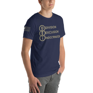 DEI Division Exclusion Indoctrination Men's t-shirt