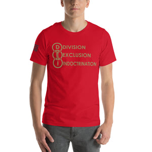 DEI Division Exclusion Indoctrination Men's t-shirt